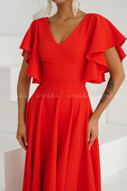 Sukienka czerwona Feliciana