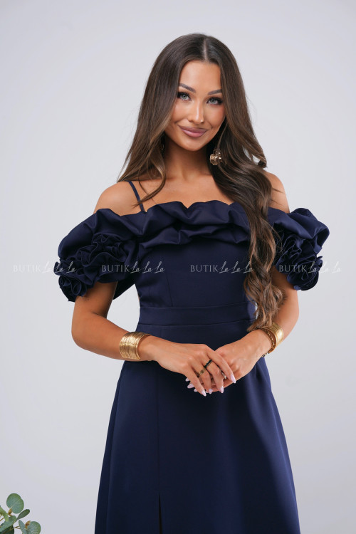 Sukienka maxi granatowa Enzo