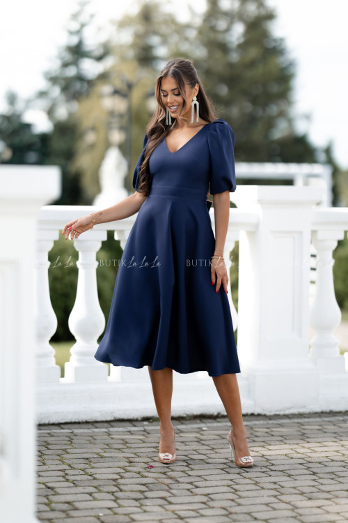 Sukienka midi granatowa Anderson 1