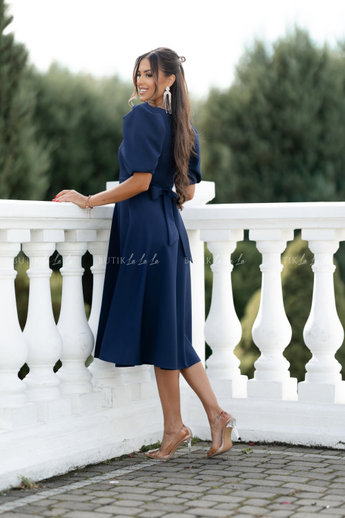 Sukienka midi granatowa Anderson 2