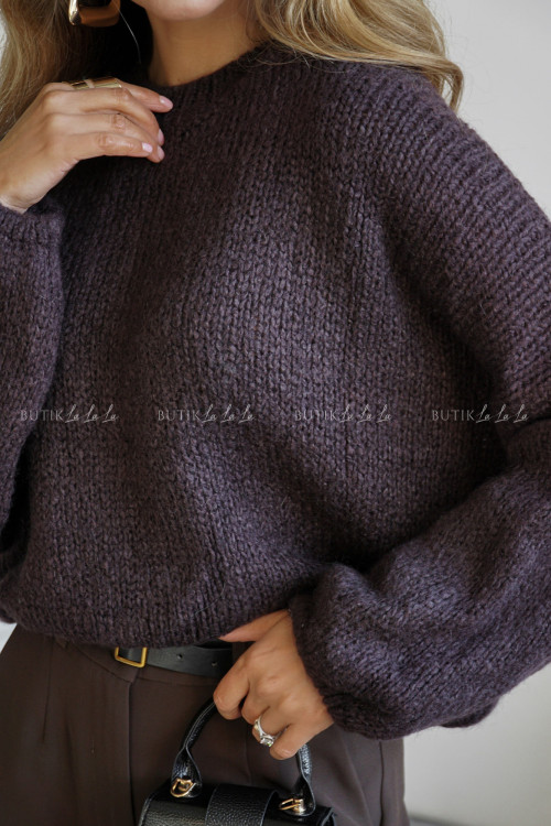 Sweter brązowy Amando