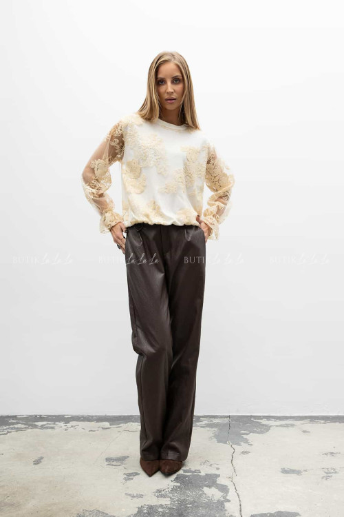 Bluzka biało beżowa Carenza 2