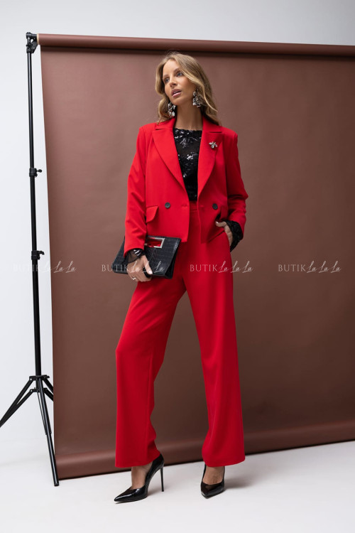 Spodnie czerwone Trico 5