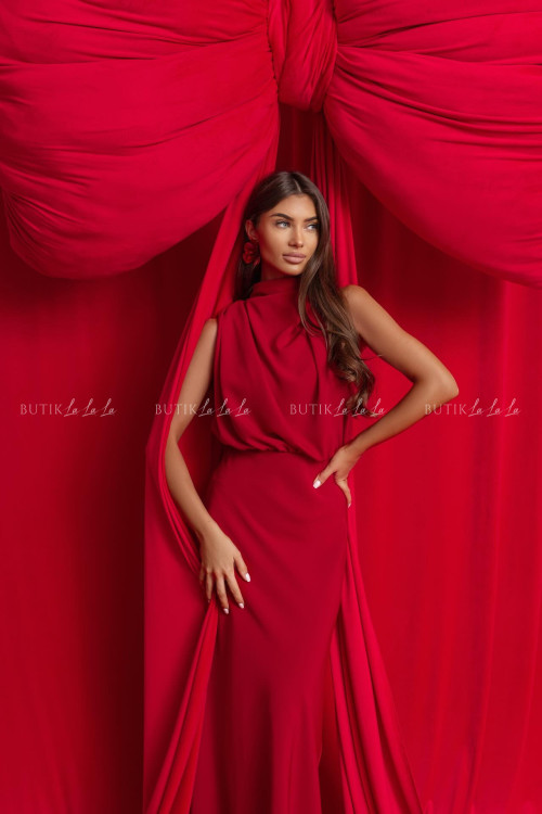 Sukienka maxi czerwona Danora 2