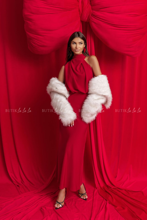 Sukienka maxi czerwona Danora 1