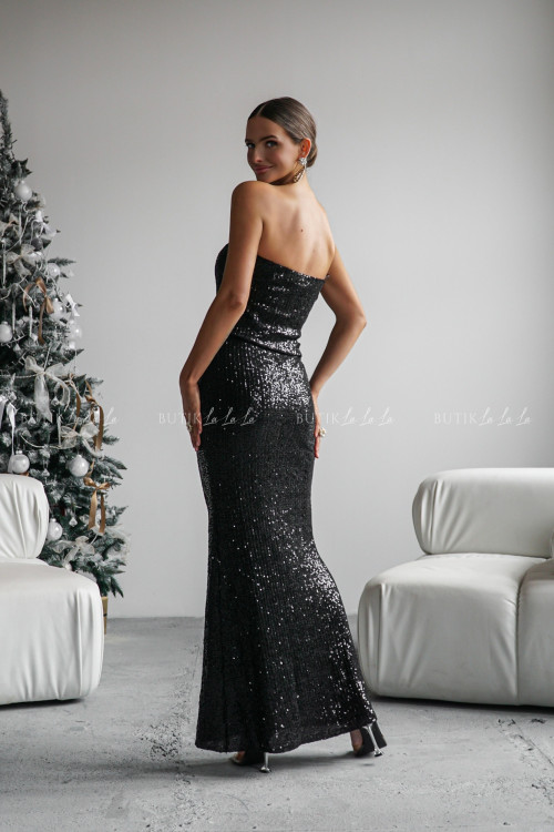 Top cekinowy czarny Wigor 4