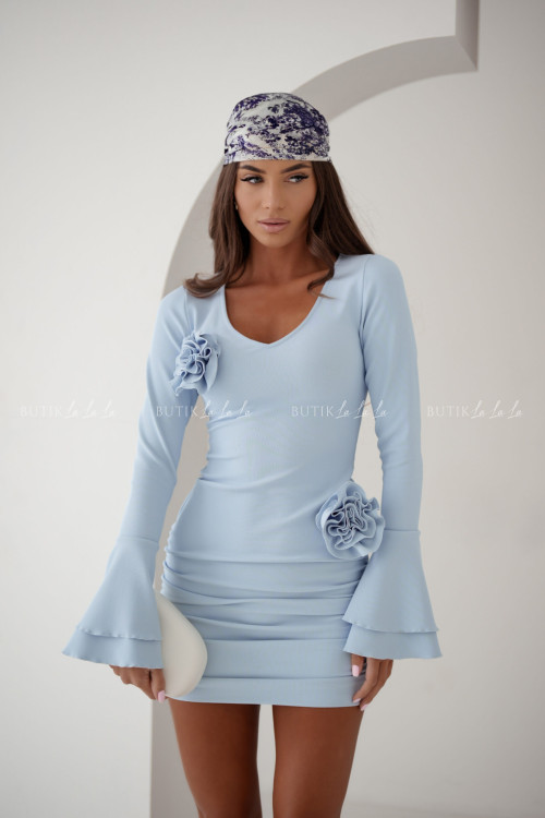 Sukienka błękitna Venezja 3