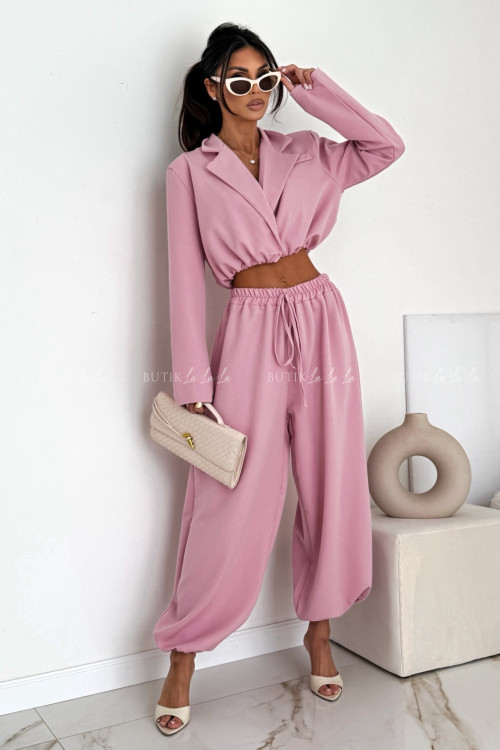 Komplet różowy Diskie 4