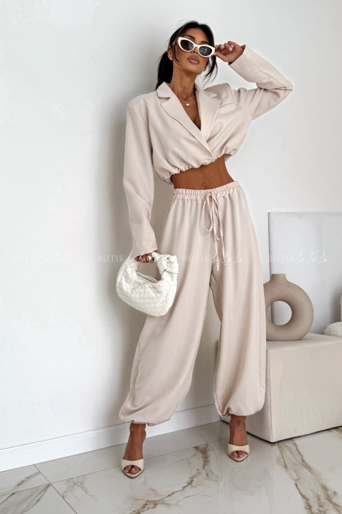 Komplet jasno beżowy Diskie