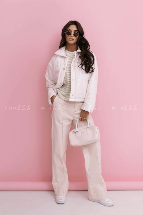 kurtka wiosenna biała Malezja