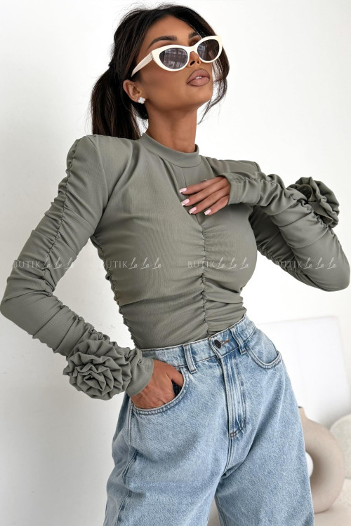 Bluzka khaki Vinceza