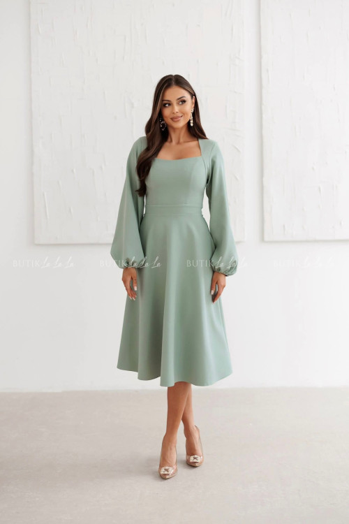 Sukienka mdi pistacjowa Karelia