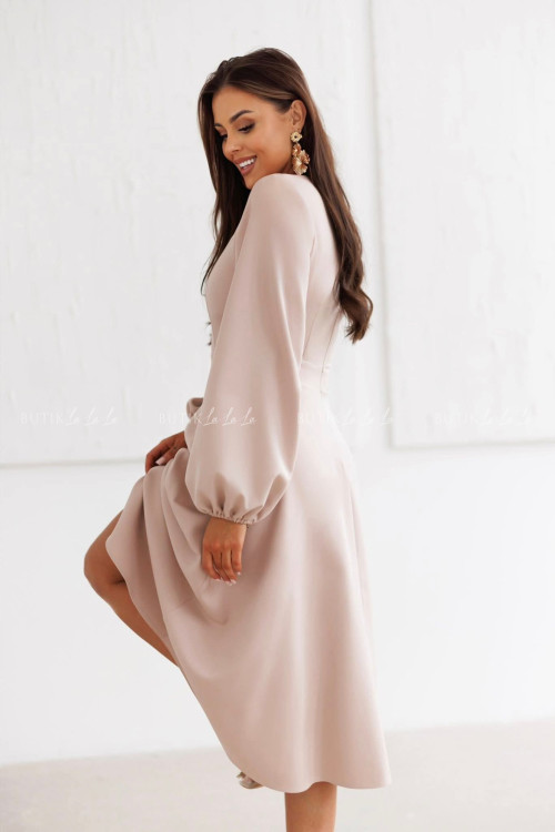 Sukienka mdi beżowa Karelia 1