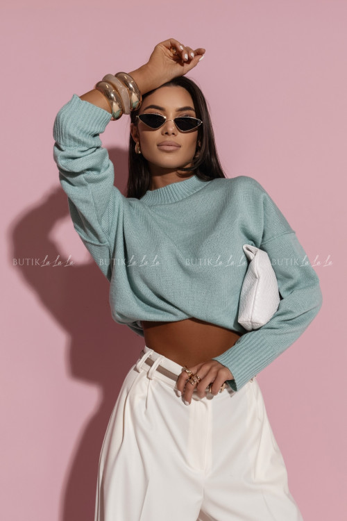 Sweter turkusowy Briko 2