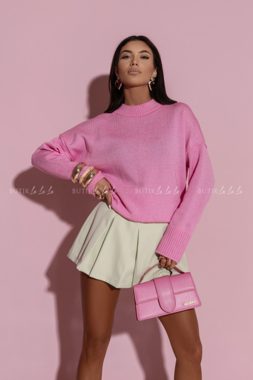 Sweter różowy Briko