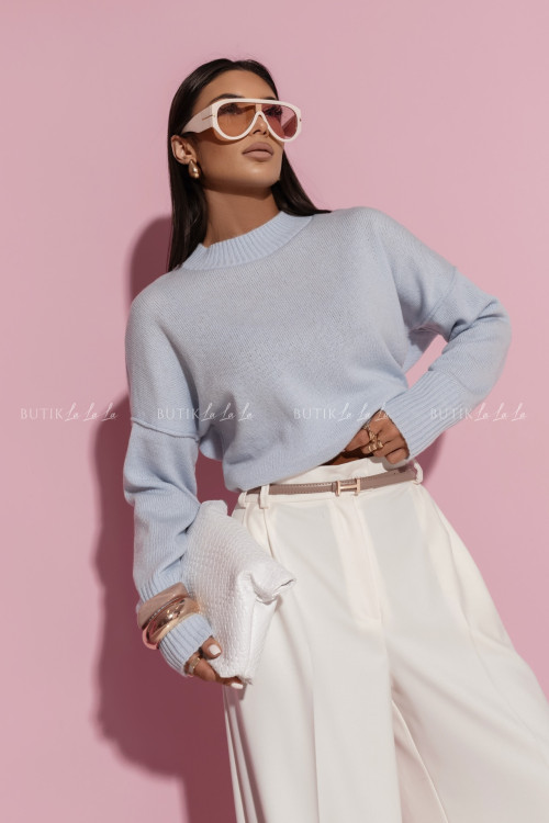 Sweter błękitny Briko