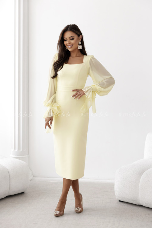 Sukienka midi żółta Wilson 2