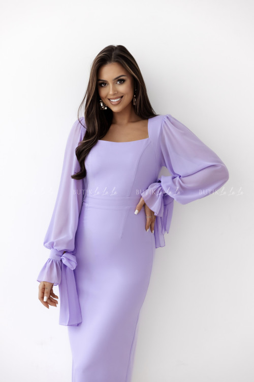 Sukienka midi lawendowa Wilson