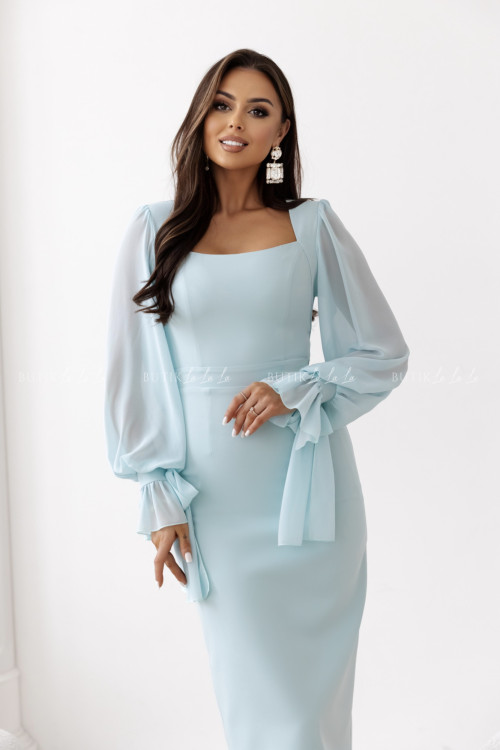 Sukienka midi miętowa Wilson 2