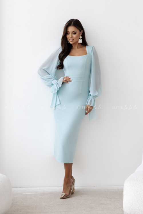 Sukienka midi miętowa Wilson 3