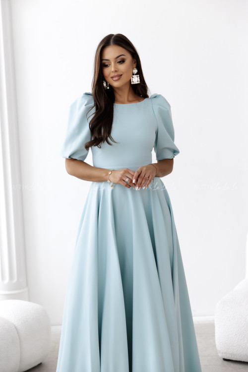 Sukienka maxi miętowa Grande 2