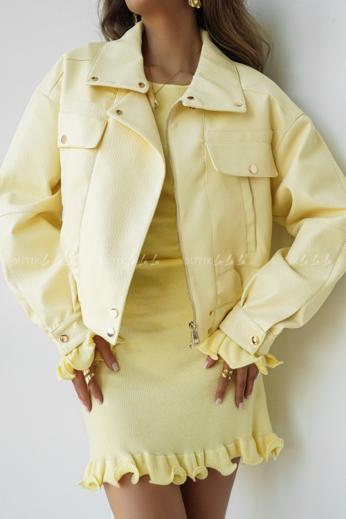 Kurtka żółta Zoya 4