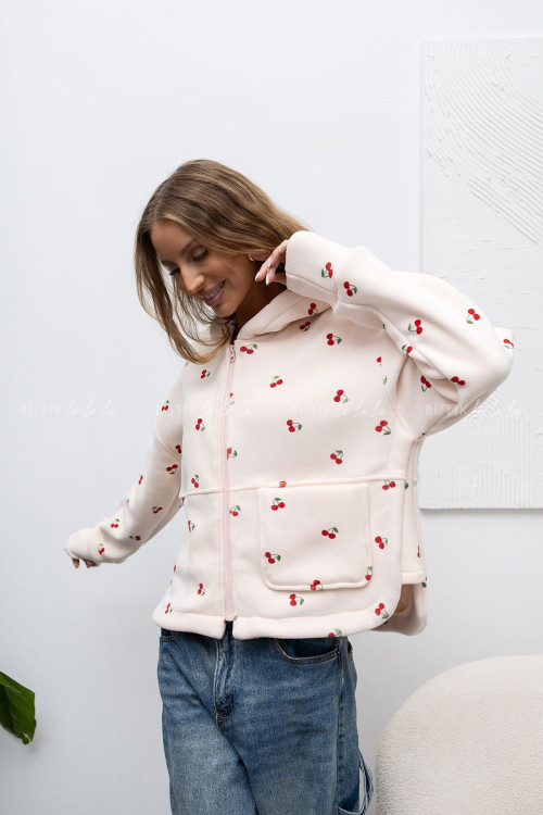 Bluza polarowa w wiśnie Simmie