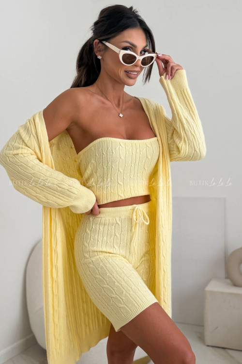 Komplet 3 częsciowy żółty Brilow 2