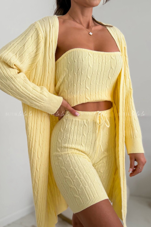 Komplet 3 częsciowy żółty Brilow 5