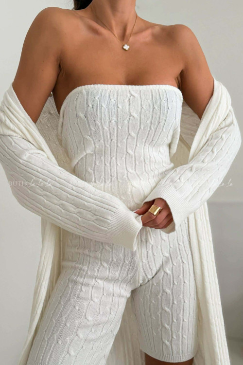 Komplet 3 częsciowy biały Brilow