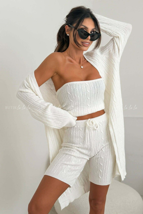 Komplet 3 częsciowy biały Brilow 4