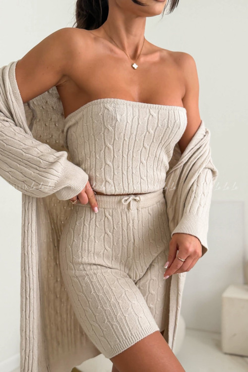 Komplet 3 częsciowy beżowy Brilow 3