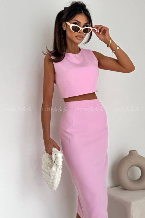 Komplet różowy Emily