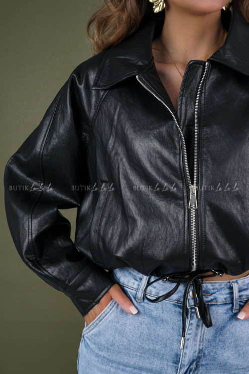 Kurtka ramoneska czarna Zivo