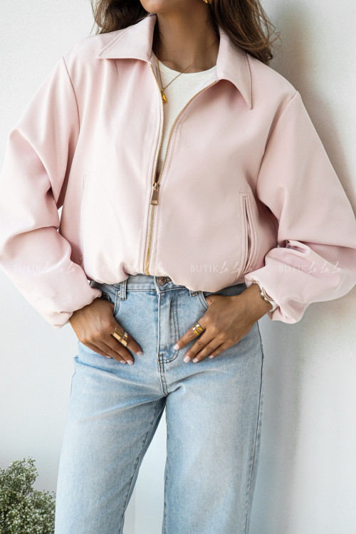 Kurtka bobmerka różowa Nola